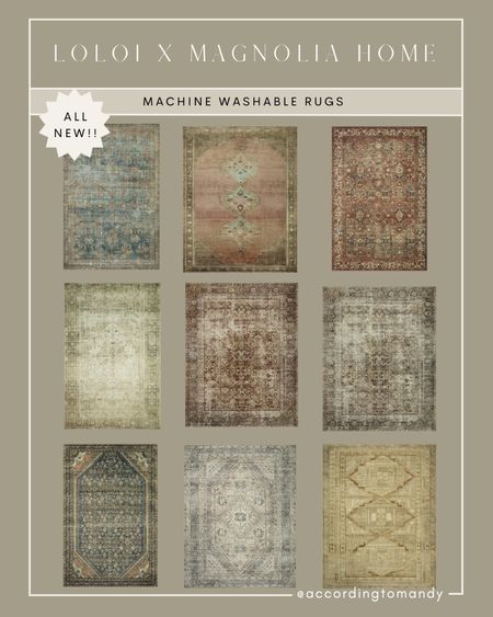 All new rugs: Loloi x Magnola home with Joanna Gaines! 

Machine washable rugs 

#LTKFind #LTKhome