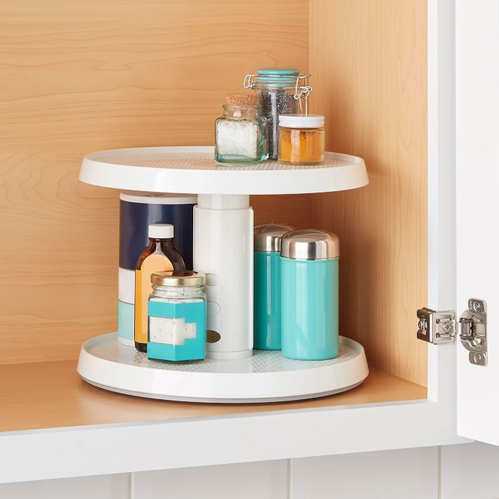 Crazy Susan Two-Tier Turntable | West Elm (US)