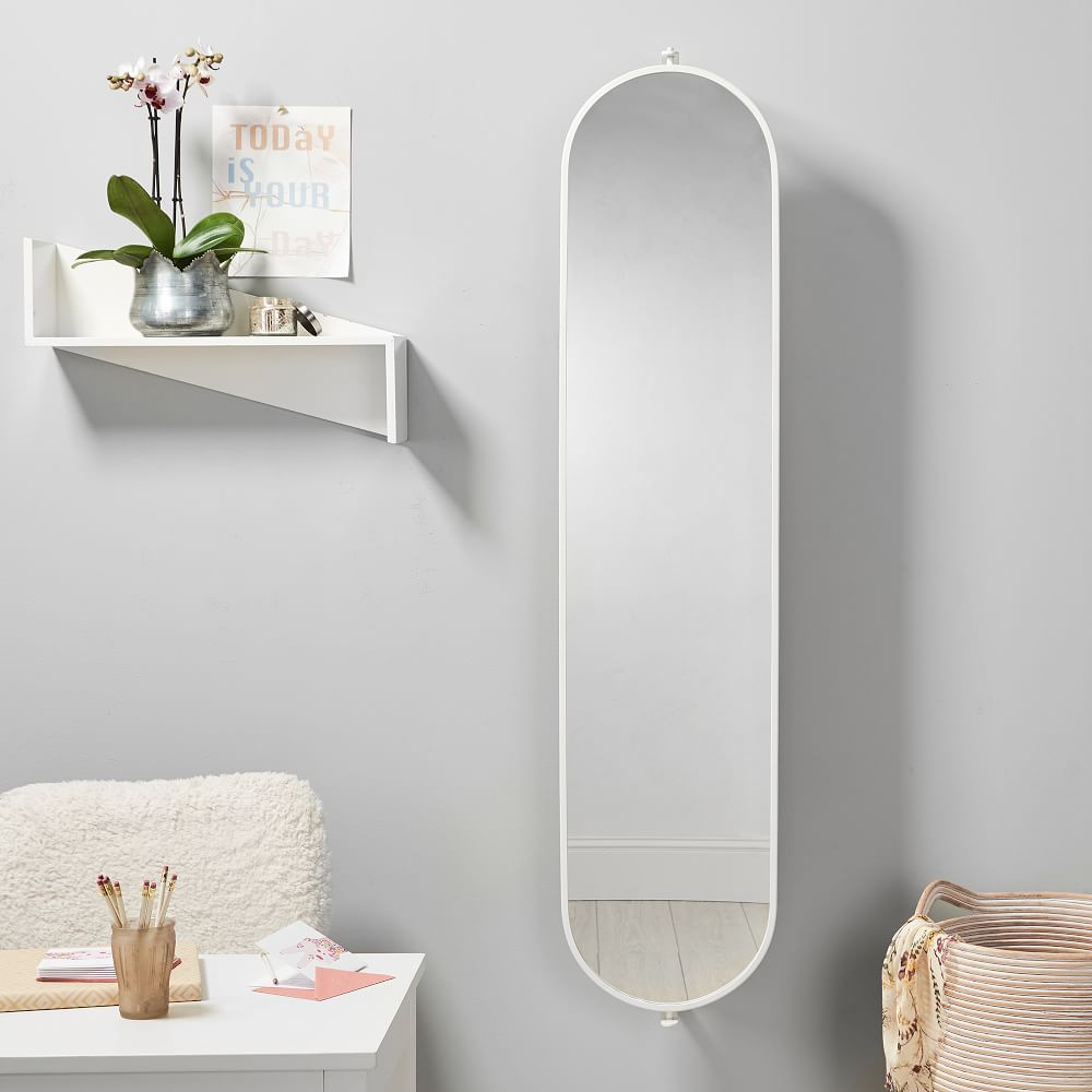 Swivel Mirror w/Pinboard | West Elm (US)
