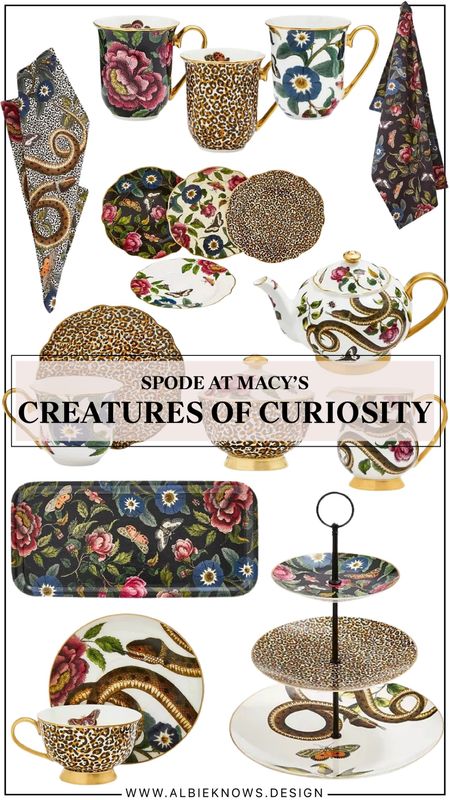 Creatures of Curiosity Collection by Spode at Macy’s 

#LTKSeasonal #LTKhome