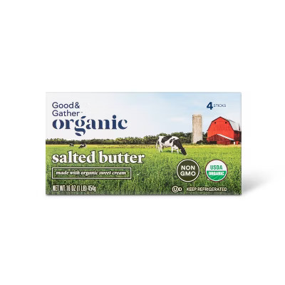Organic Salted Butter - 1lb - Good & Gather™ | Target