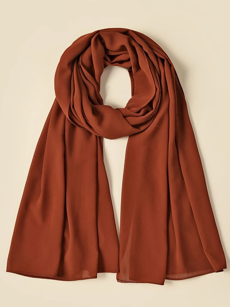 Solid Chiffon Scarf | SHEIN