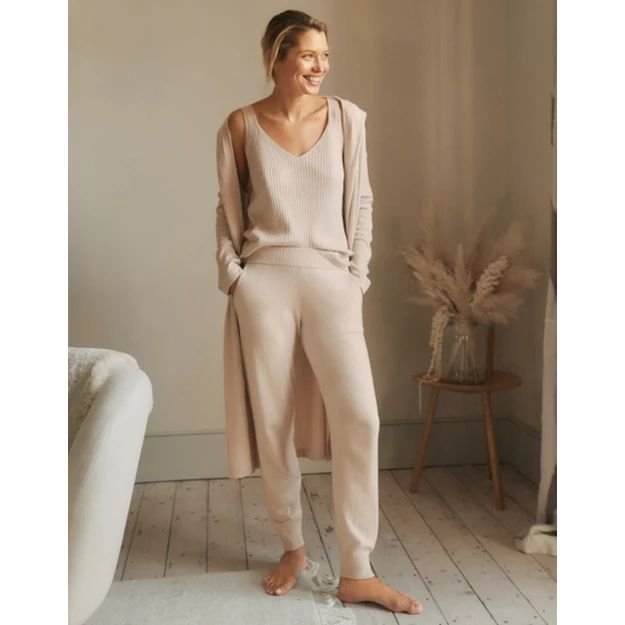 Cuffed Joggers With Cashmere | The White Company (UK)