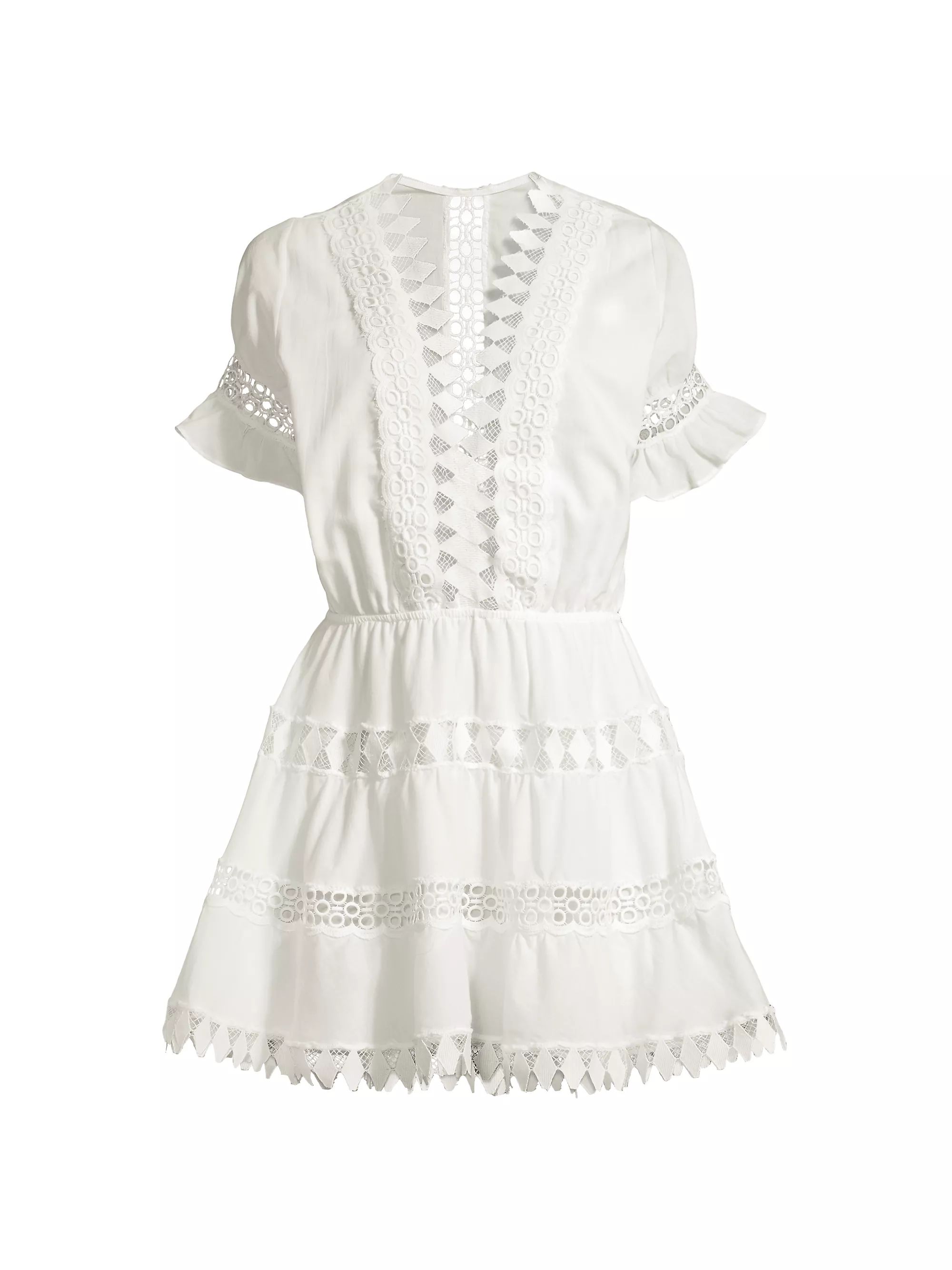 Shop Peixoto Ora Embroidered Mini Dress | Saks Fifth Avenue | Saks Fifth Avenue