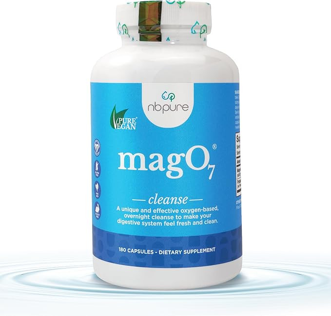 nbpure MagO7 - Natural Colon Cleanse & Detox - Occasional Constipation Relief, Stool Softening, &... | Amazon (US)