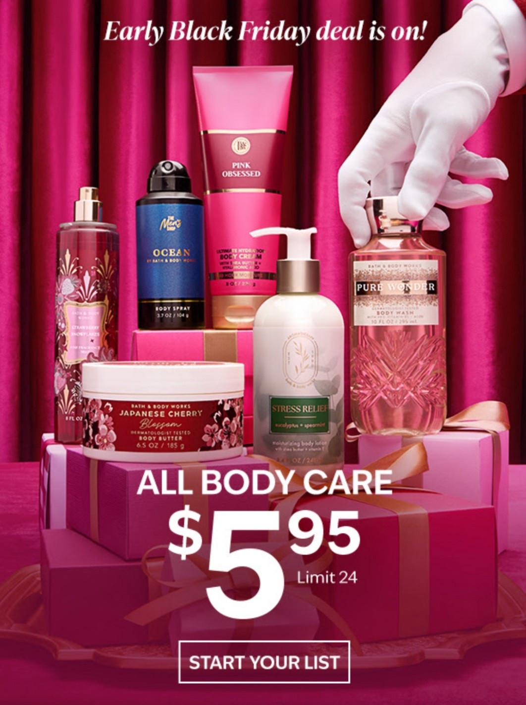 Happy Thursday! Bath & Body Works has their BEST sale of the year on today!! $5.95 for ALL Body Care - this extends to ALL types of Body Care, which is extremely rare. From full size sun care SPF products to body cream to moisturizing body wash - everything is included! No code needed (so if you have other coupons, you can combine them!)

#LTKGiftGuide #LTKBeauty #LTKSaleAlert