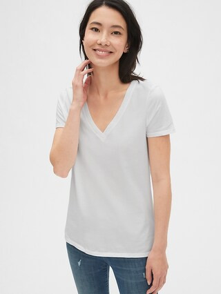 Vintage Wash V-Neck T-Shirt | Gap (US)