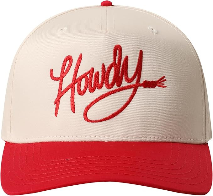 MIRMARU 5 Panel Trucker Hat with Variety Embroidery Design Mid Profile Adjustable Baseball Cap fo... | Amazon (US)