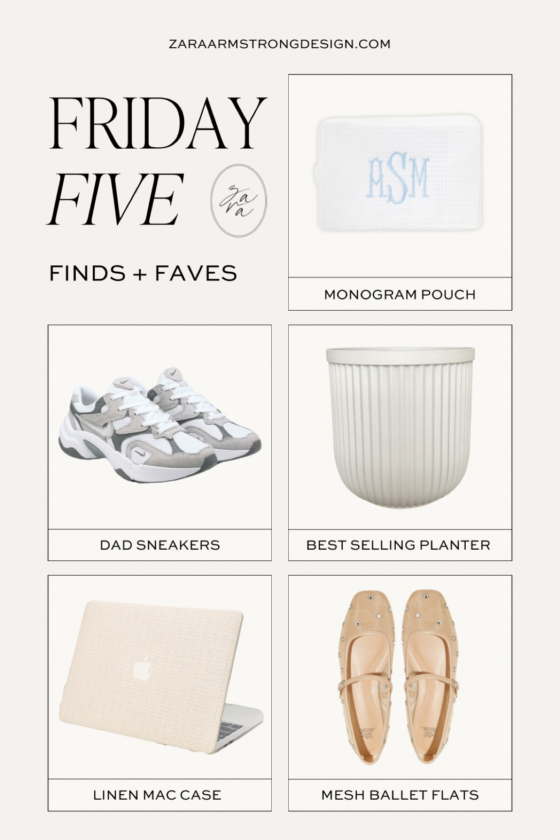 FRIDAY FIVE: finds + faves 💫 
—
Dad sneakers, neutral tennis shoes for spring, neutral ballet flats, neutral home decor finds, beige office essentials.

#LTKfindsunder50 #LTKhome #LTKshoecrush