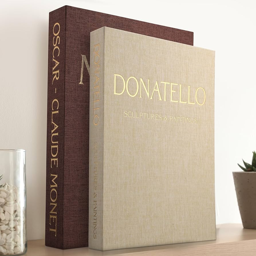 Decorative Books for Home Decor - Set of 2 Faux Books for Decoration with Secure Magnet Closure f... | Amazon (US)