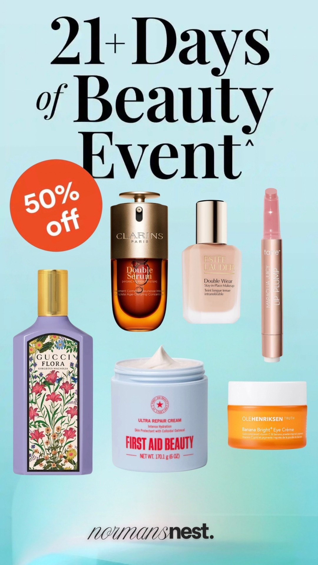 Todays half off beauty deals!

Gucci fragrance
Clarins double serum
Estée Lauder double wear foundation
Tarte juicy lips
First aid beauty ultra repair cream
Ole Henriksen eye cream

#LTKselfcare #LTKBeauty #LTKSaleAlert