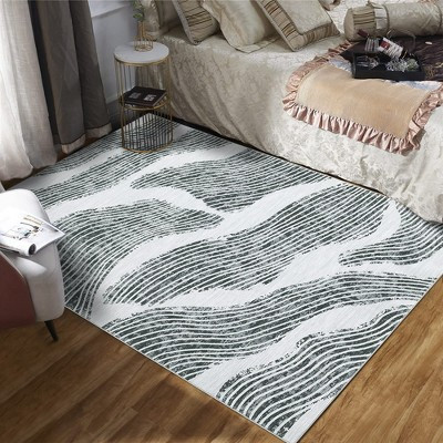 Modern Area Rug Geometric Rug Abstract Rug for Living Room Bedroom, 5'x7' | Target