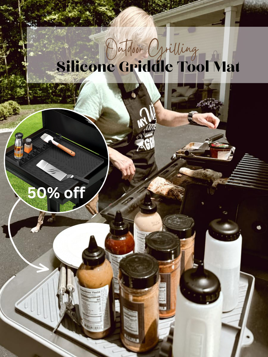 We love our griddle tool mat for keeping our grill clean and organized. It is currently 50% off on Amazon.  

 #LTKSeasonal