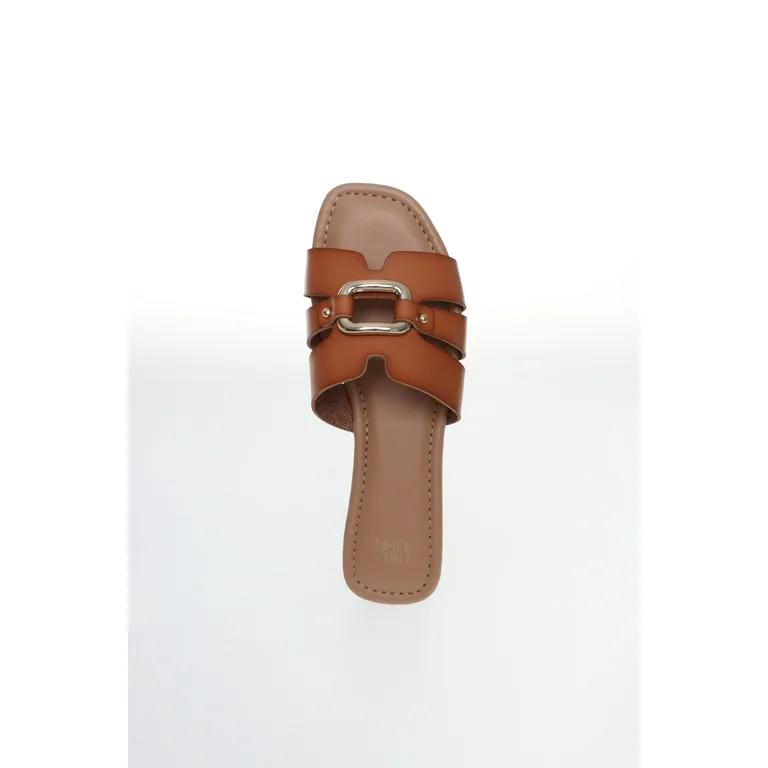 Time and Tru Women's Hardware Slide Sandal | Walmart (US)
