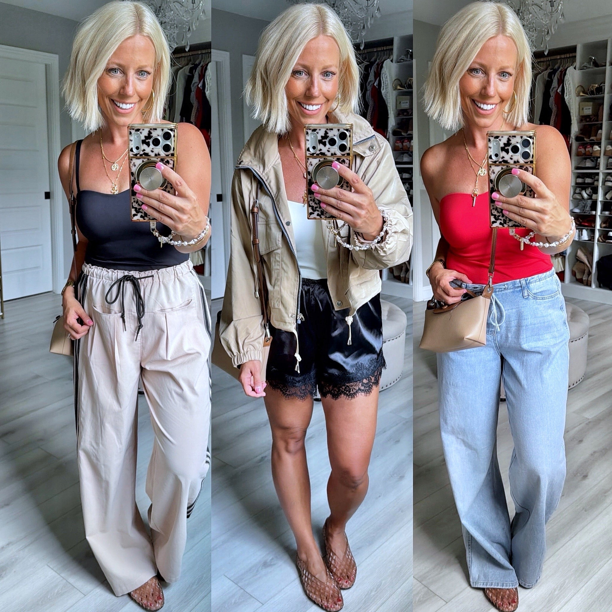 Stop scrolling… this might be the most comfortable tank you’ll wear all summer. 🤍✨

This seamless tank with a built-in bra is supportive, buttery soft, and has removable, adjustable straps so you can wear it your way. The perfect everyday basic for layering, running errands, or staying comfy without sacrificing style.
⬇️⬇️⬇️
Tanks size medium
Track pants and satin shorts medium
Denim pants small
Jacket medium 

If you’re looking for a comfortable tank top, built-in bra tank, wardrobe basics, Amazon fashion, or everyday outfit essentials, this one is a must-have!

#AmazonFinds #AmazonFashion #BuiltInBraTank #SeamlessTank #WardrobeEssentials #EverydayStyle #AffordableFashion #MomStyle #ComfyOutfits #SummerStyle

#LTKSaleAlert #LTKootd #LTKSeasonal