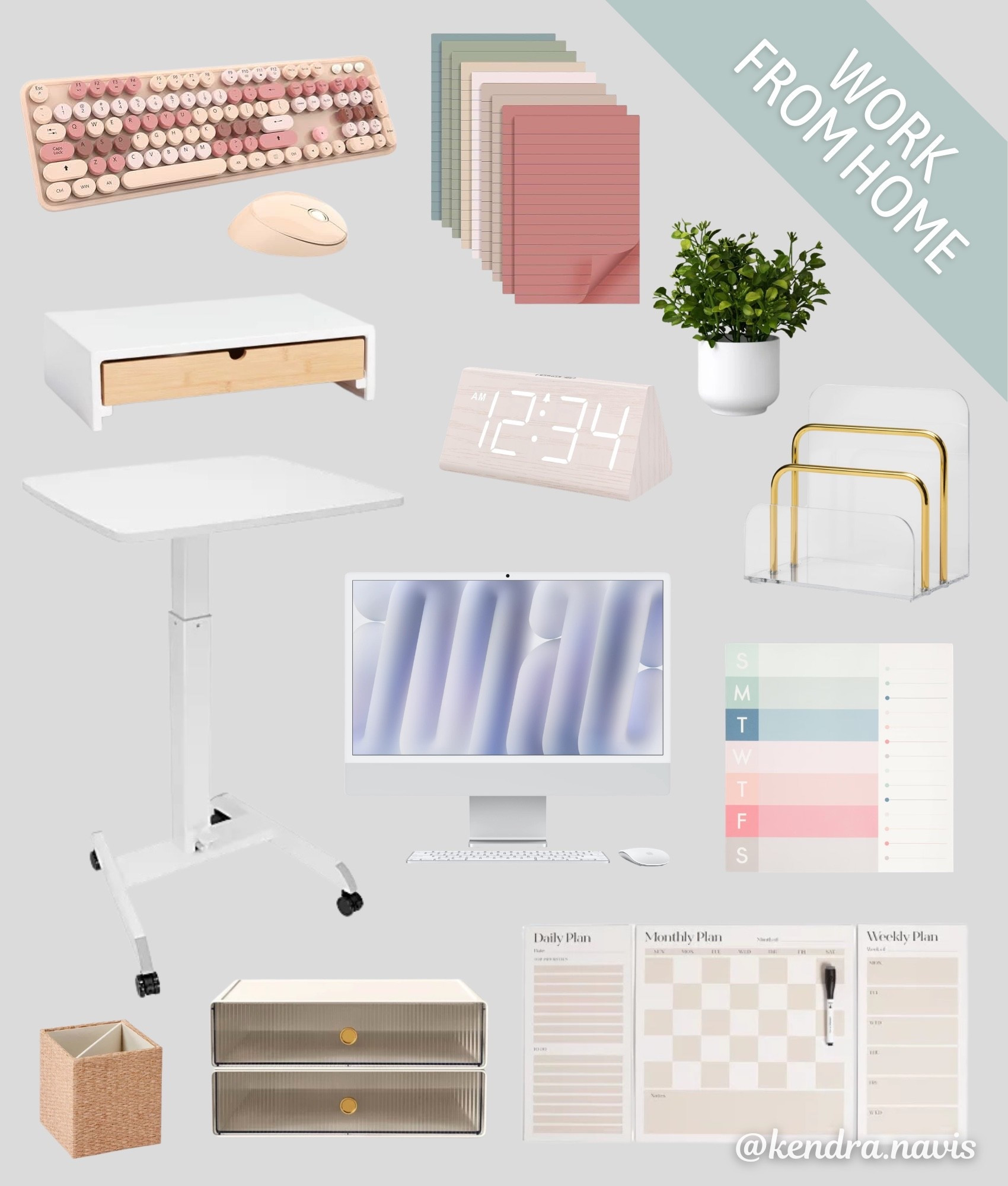 Work from Home Office/Desk Supplies

Cute office supplies, desk accessories, office storage, portable desk, standing desk, teacher supplies, home office, influencer, content creator, desk setup, keyboard, organization ideas, remote work, virtual work, office decor, work from home essentials

#LTKWorkwear #LTKHome