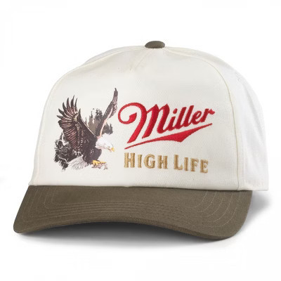 Adult Miller Welcome to the High Life Eagle Twill Roscoe Adjustable Hat - One Size Fits Most | Target