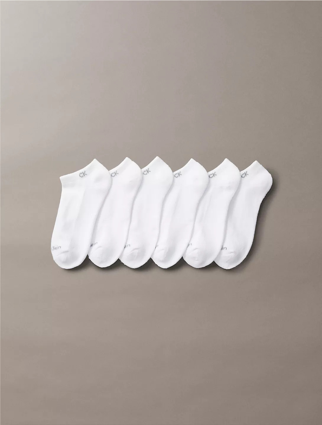 Basic Cushion No Show 6-Pack Socks | Calvin Klein | Calvin Klein (US)