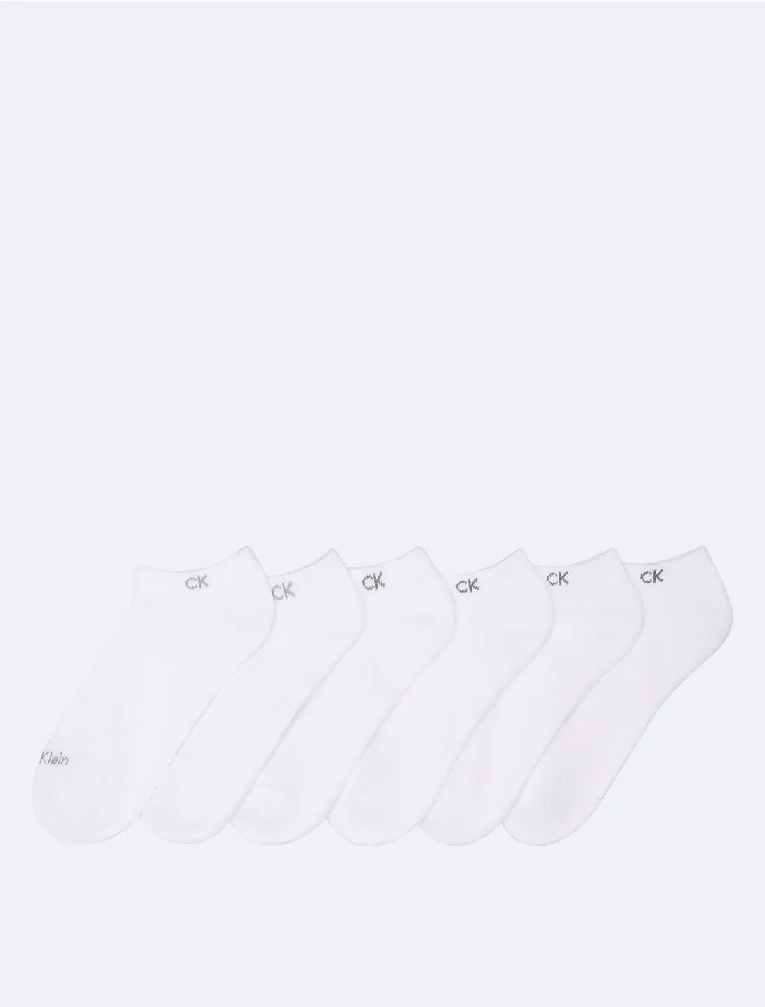 Basic Cushion No Show 6-Pack Socks | Calvin Klein | Calvin Klein (US)