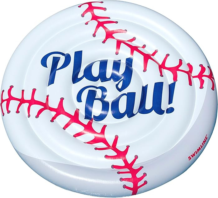 Swimline Inflatable Baseball Ride-On Pool Float | Amazon (US)