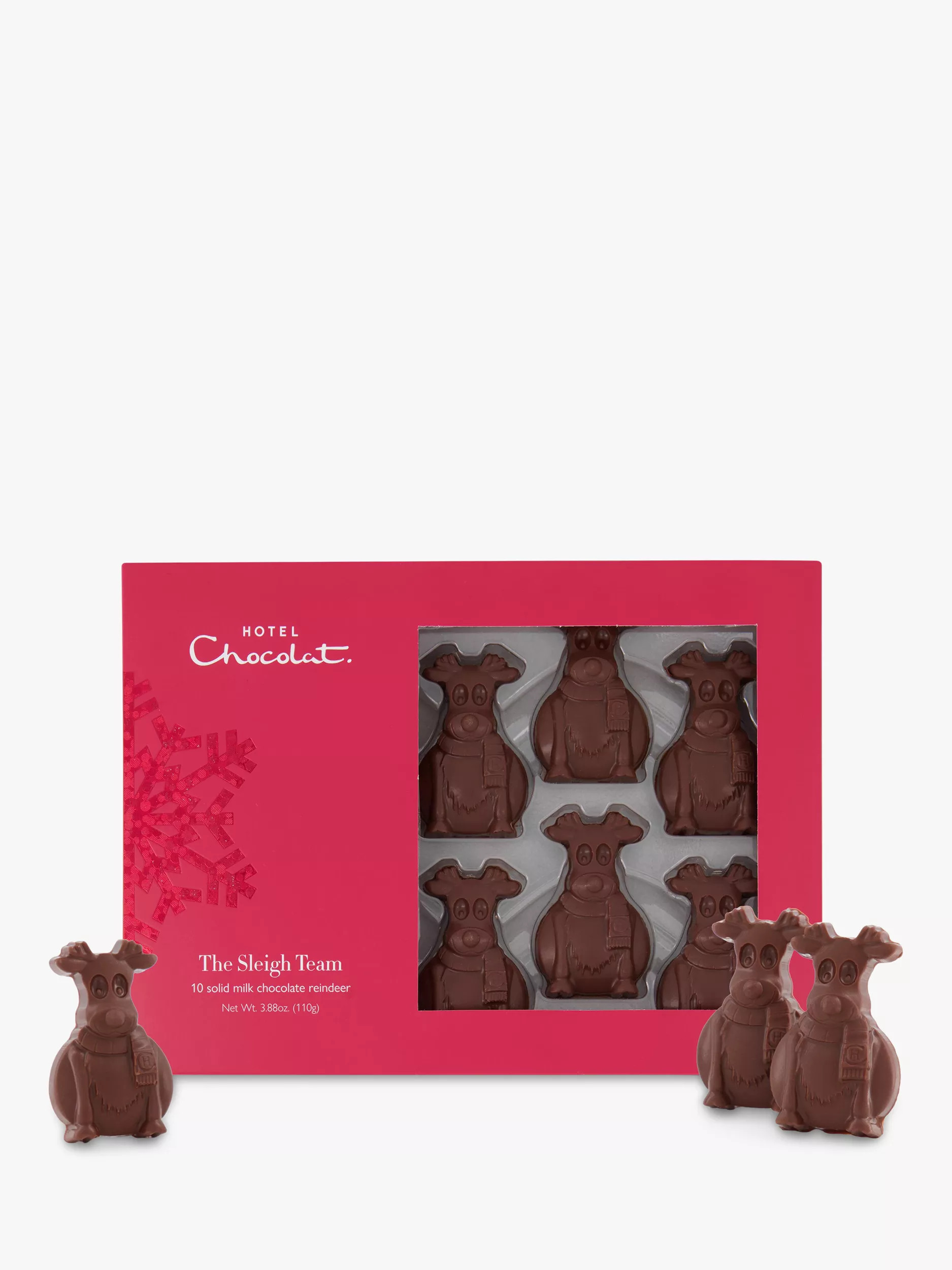 Hotel Chocolat Sleigh Team Milk Chocolate, 110g | John Lewis (UK)