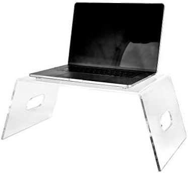 AdirHome Premium Acrylic Monitor Stand - Clear Laptop Riser, Desk Organizer & Under Storage - Por... | Amazon (US)