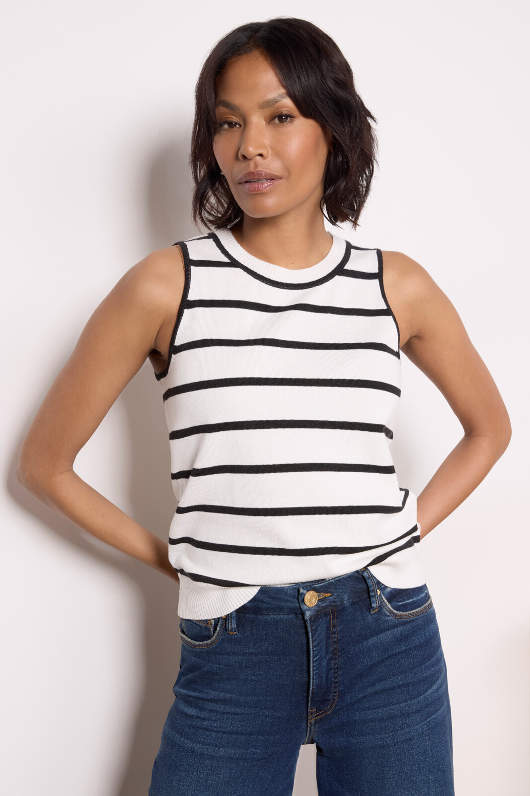 Presley Stripe Tank | Evereve