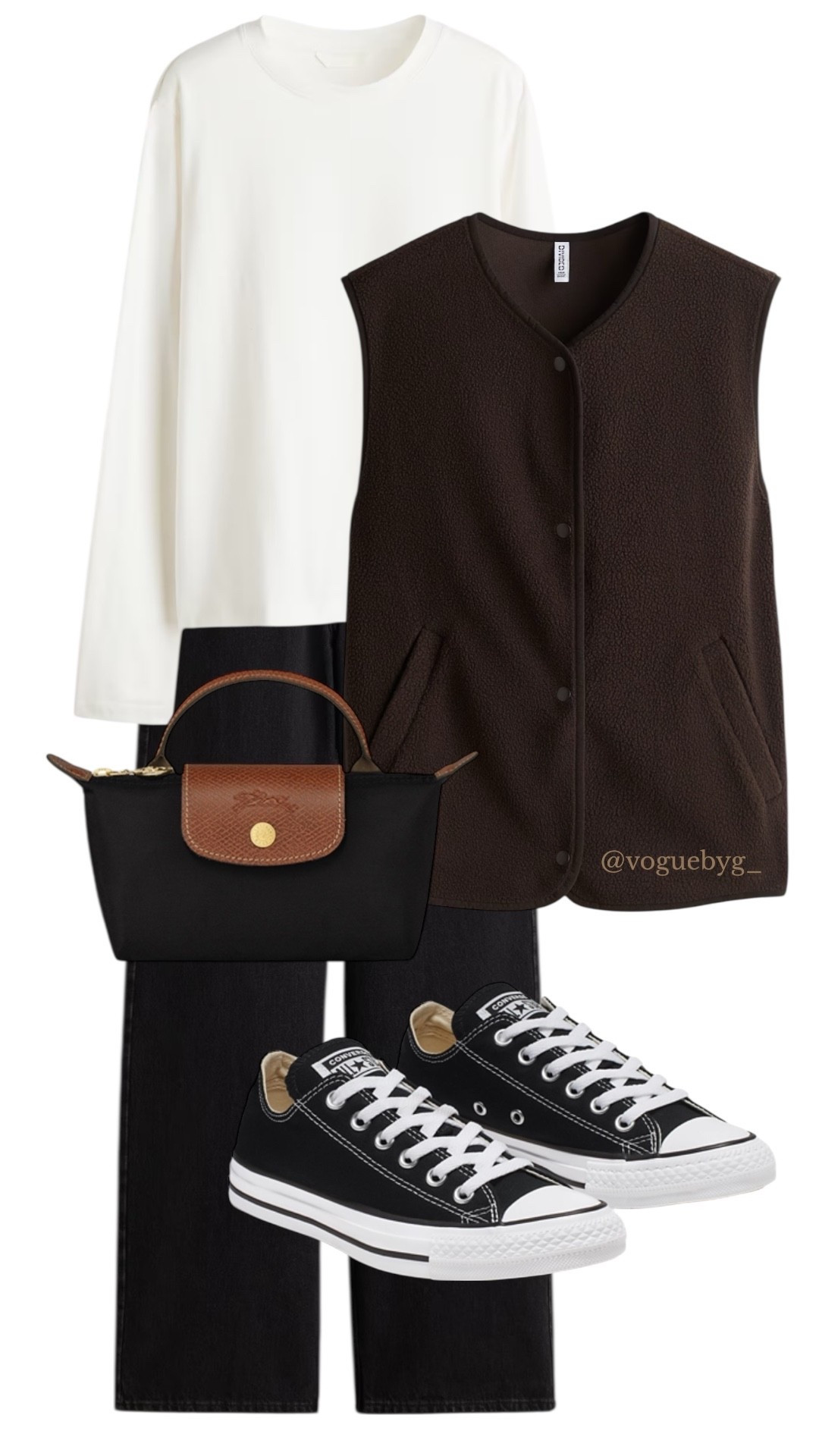 Cozy layers + classic sneakers 🤎🖤

#LTKfall #LTKcanada #LTKmodest