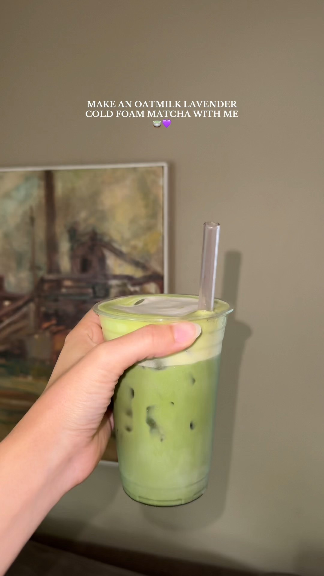 Lavender Cold Fold Oatmilk Matcha 
#matcha #coldfoam #lavender #oatmilk #athomematcha #milkfrother 

#LTKHome #LTKFindsUnder50