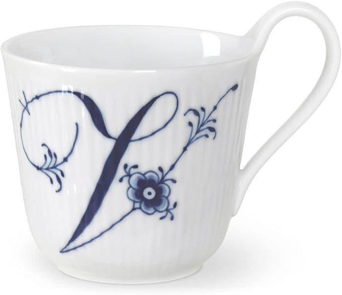 Royal Copenhagen Alphabet Mug "V" | Amazon (US)