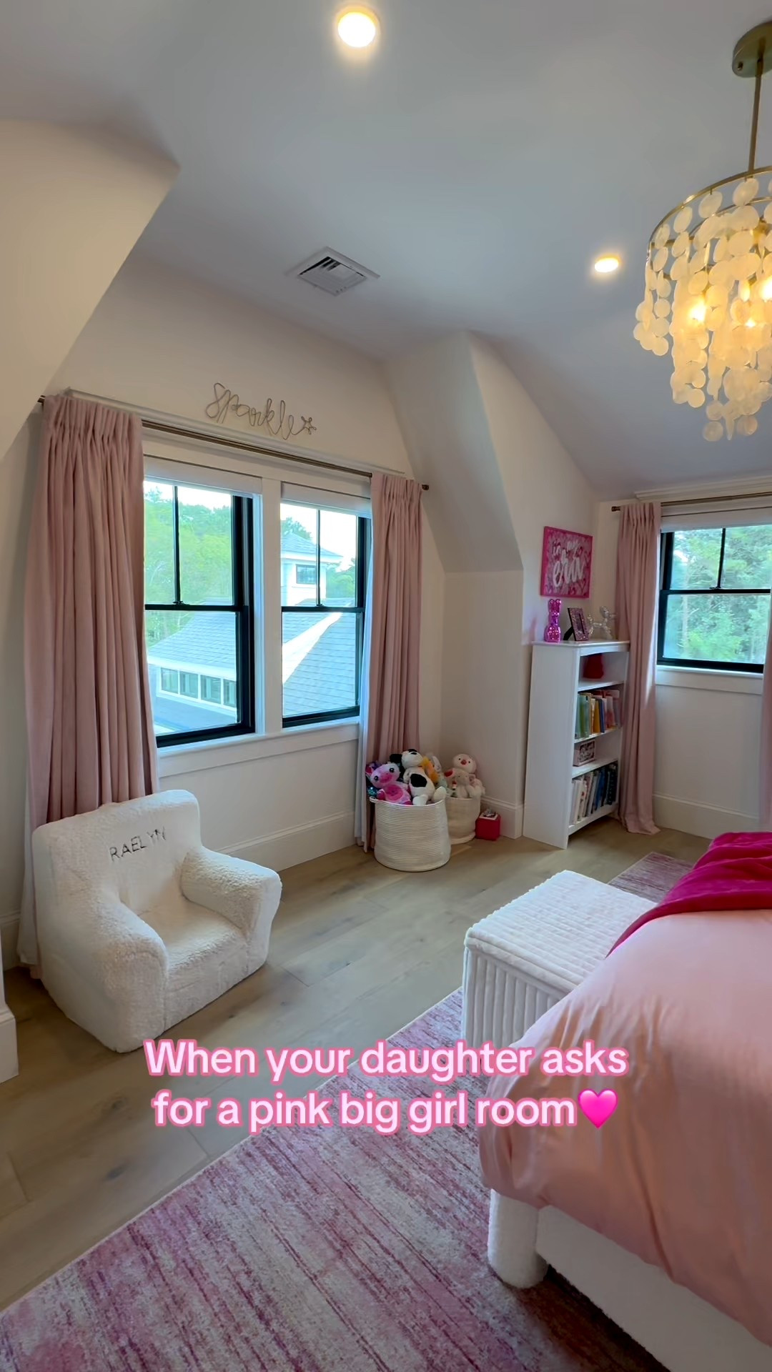 Little Girls room makeover 
#girlsroom
#roomtransformation 
#pinkbedroom


#LTKFamily #LTKKids #LTKHome