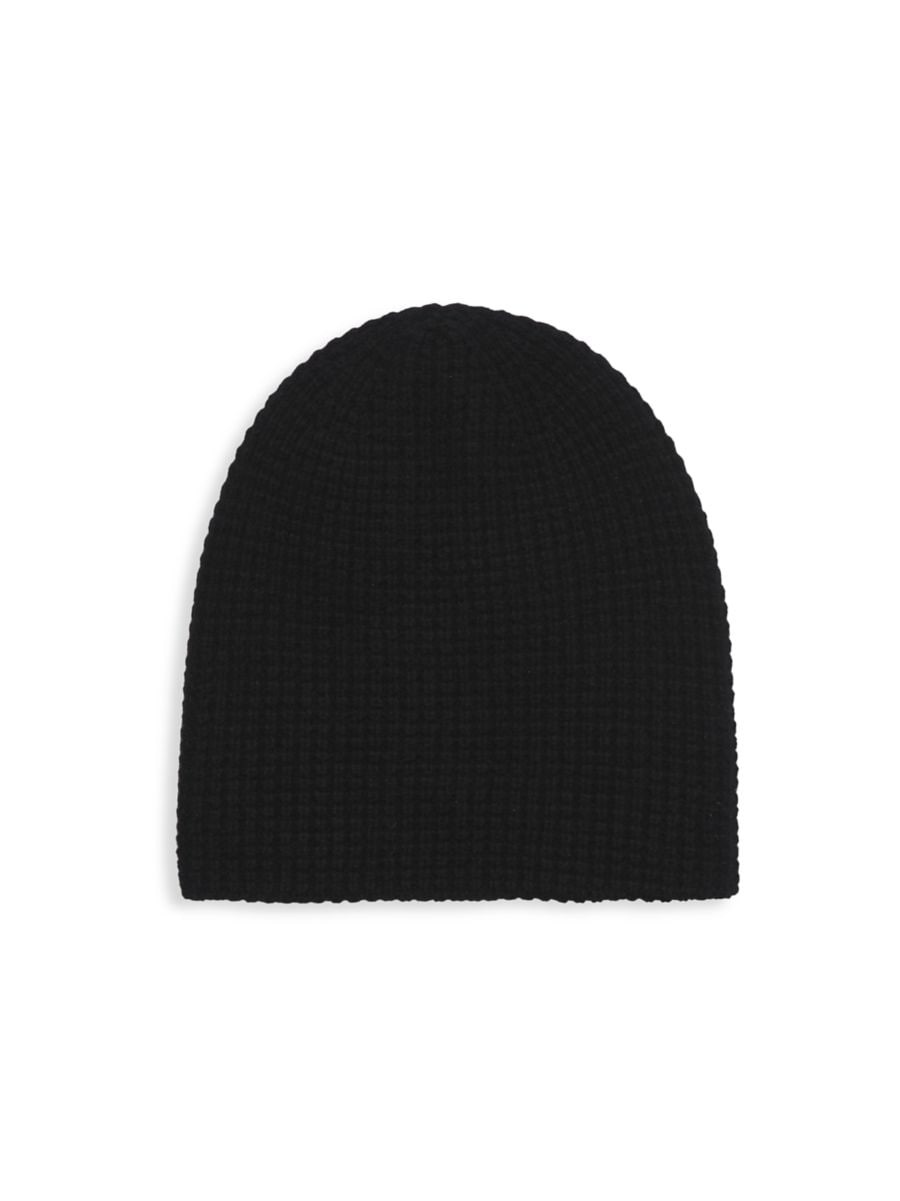 Waffle-Knit Cashmere Beanie | Saks Fifth Avenue
