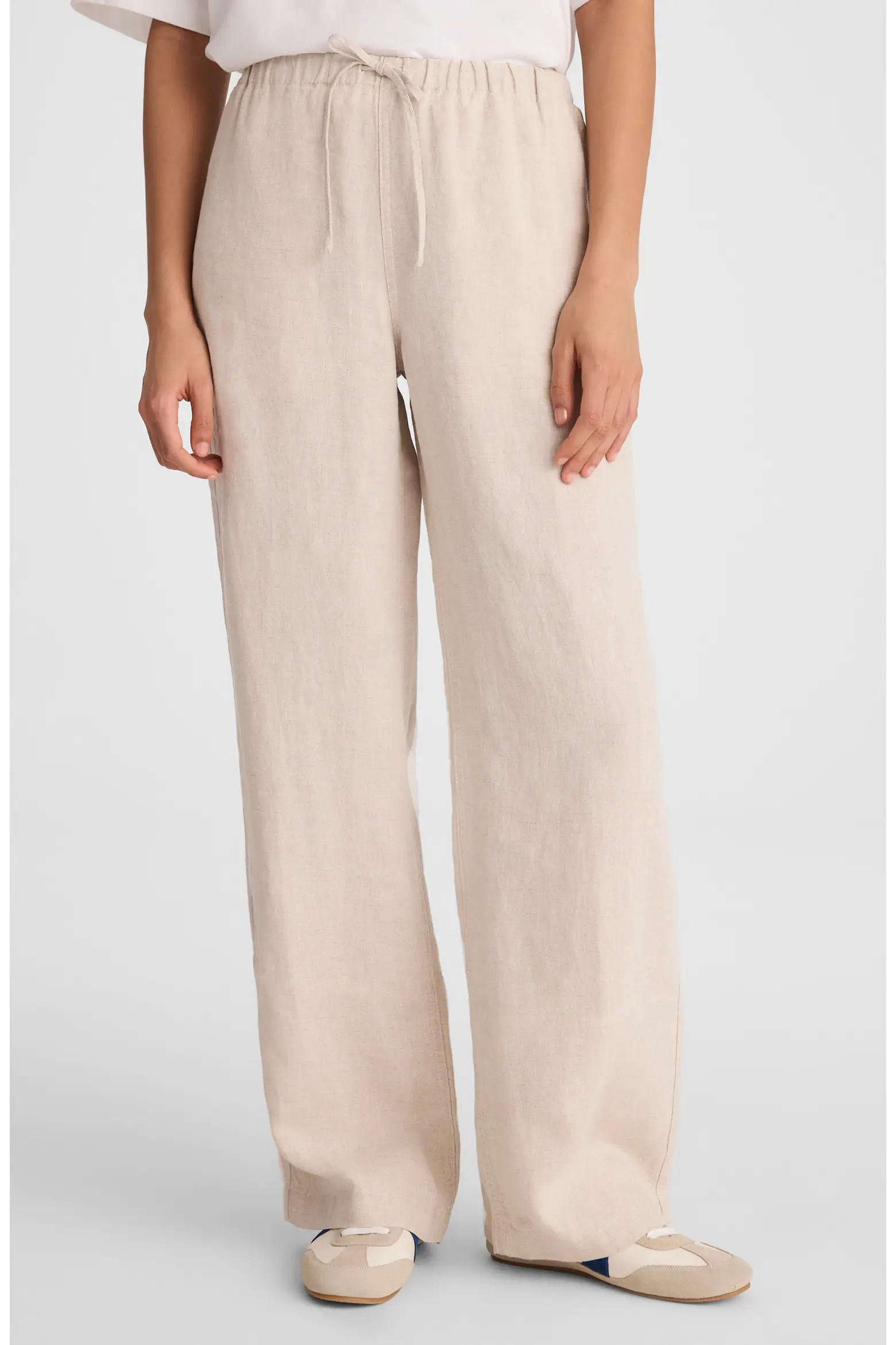 Pull-On Linen Pants (Women) | Nordstrom | Nordstrom