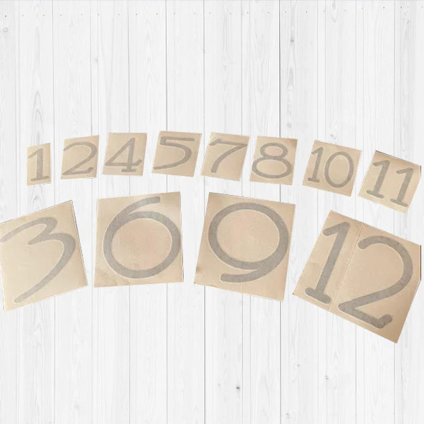 Planter Clock Number Decals - Decor Steals | Decor Steals