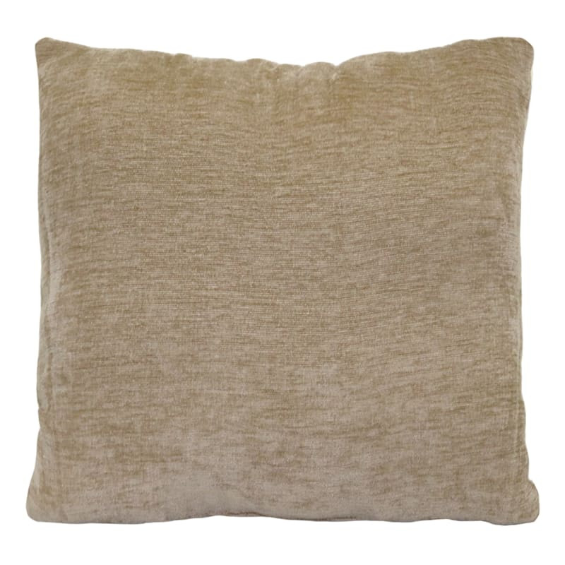 Reese Linen Chenille Throw Pillow, 24" | At Home