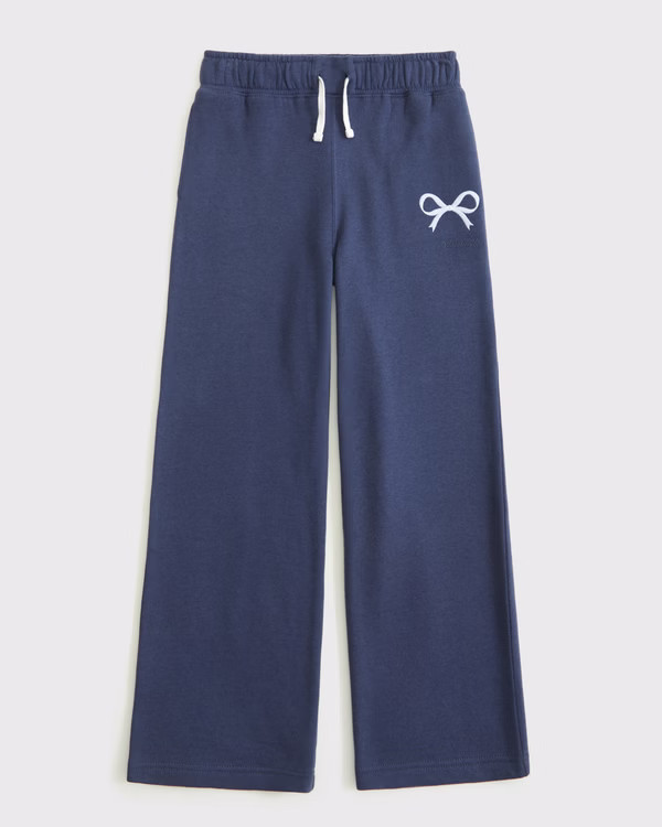 essential wide leg sweatpants | Abercrombie & Fitch (US)