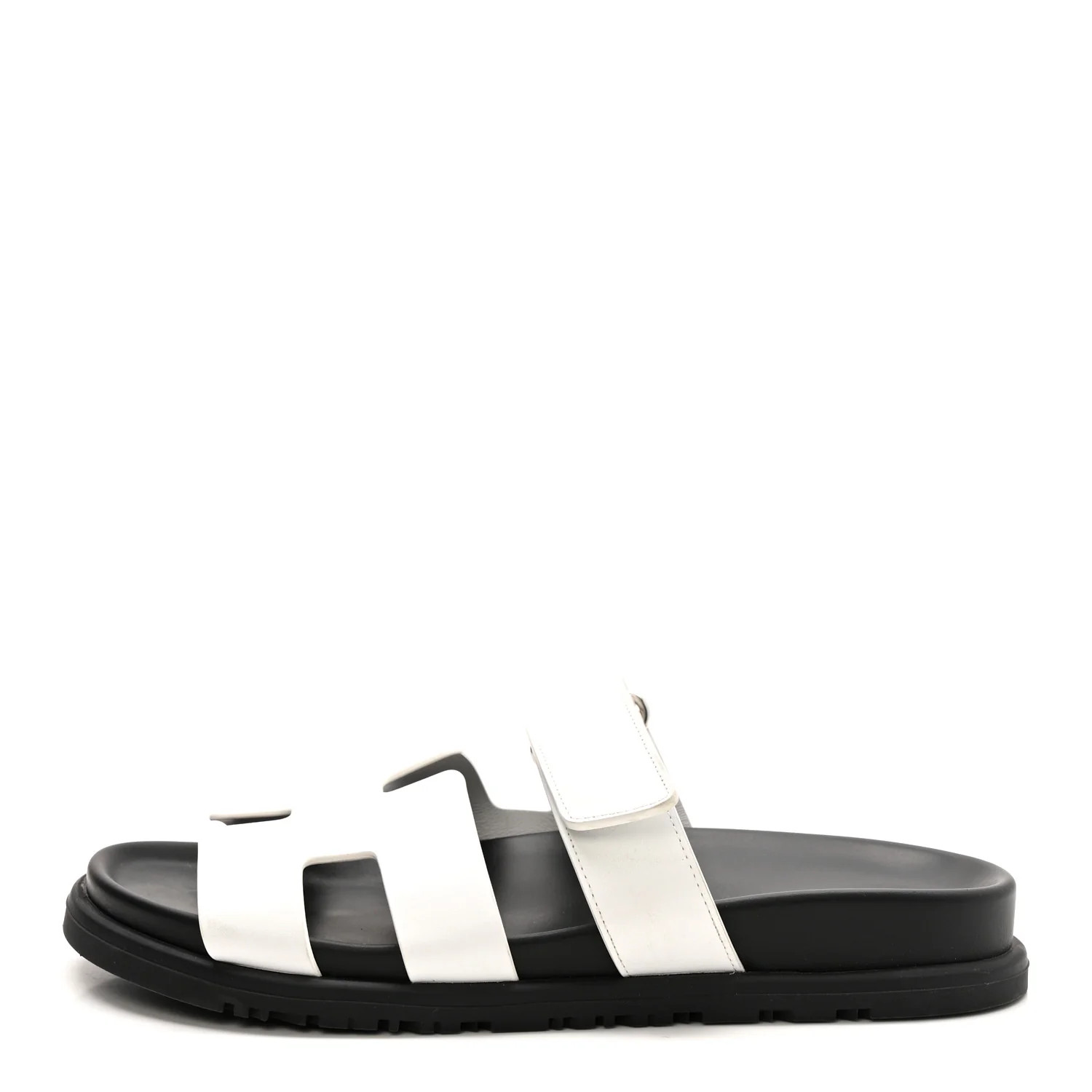 Calfskin Womens Chypre Sandals 37 White | FASHIONPHILE (US)