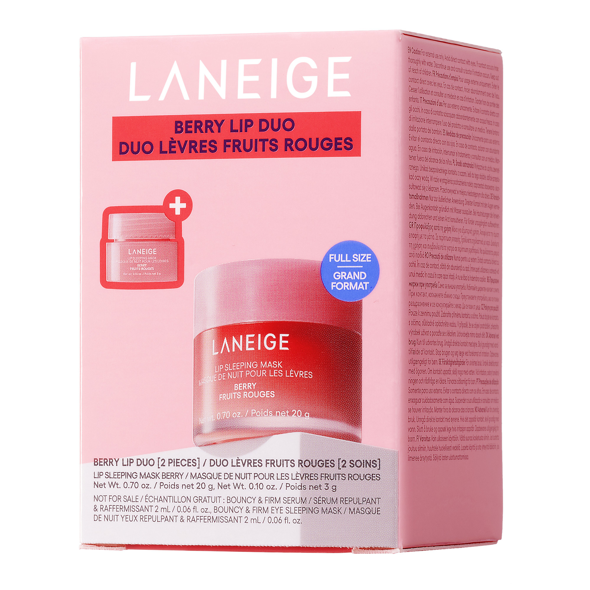 Laneige Lip Sleeping Mask Berry Duo | Adore Beauty (ANZ)
