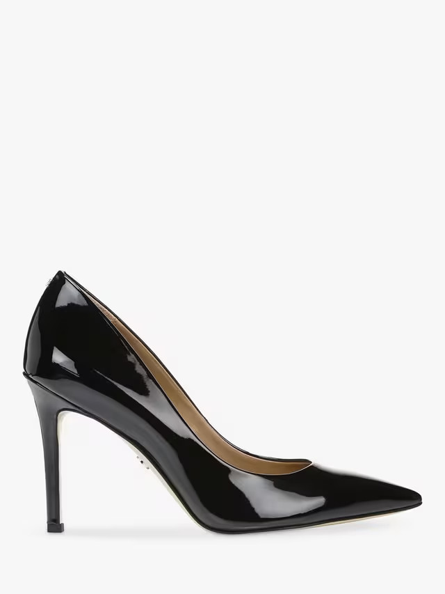 Sam EdelmanHazel Pointed Toe Heeled Pumps, Black | John Lewis (UK)