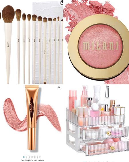 Morphe x Ariel inspired makeup brushes
Melani dolce pink powder blush
Liquid highlight blush
Makeup organizer 
| acrylic organizer | makeup | bedroom | mua | charolette tilbury | 

#LTKbeauty #LTKwedding #LTKstyletip