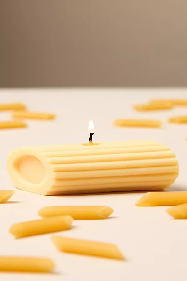 Nata Penne Pasta Shaped Wax Candle | Anthropologie (US)