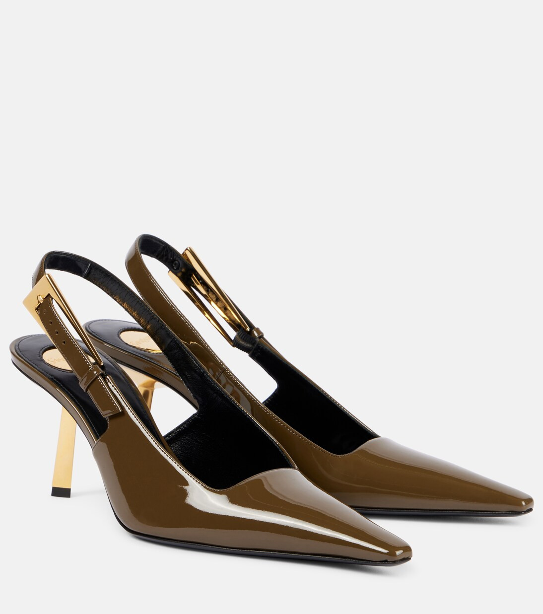 Lee 75 patent leather slingback pumps | Mytheresa (FR)