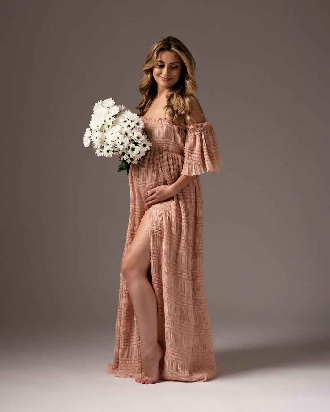 Margaret Women's Boho Dress or Two-pieces Set Batiste Vintage Gown or Top and Skirt Maternity Ses... | Etsy (US)