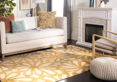 Floral area rug on big sale at Wayfair for the Way Day sale!! #LTKxWayDay