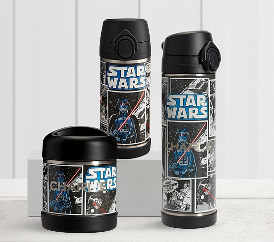Mackenzie Star Wars™ Comics Glow-in-the-dark Water Bottles | Pottery Barn Kids
