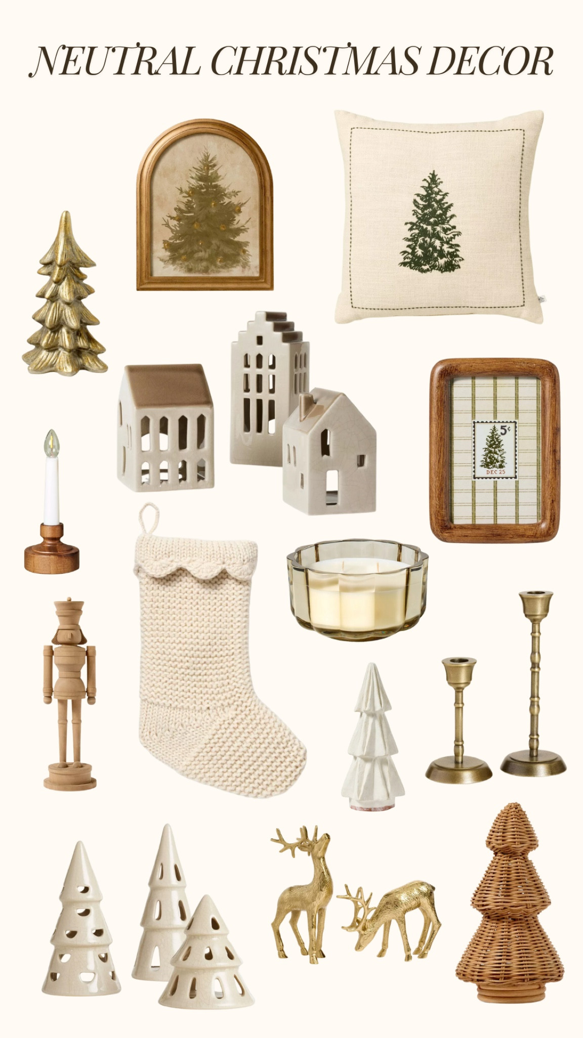 Timeless + neutral Christmas decor pieces!🌲 

#LTKSeasonal #LTKStyleTip #LTKHome