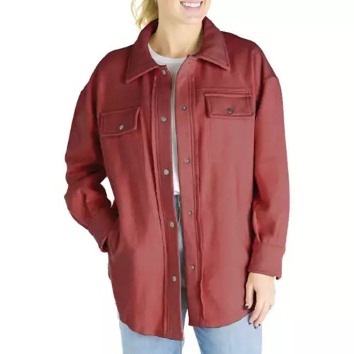 Women's Fornia Jacquard Boyfriend Shirt Jacket | Scheels