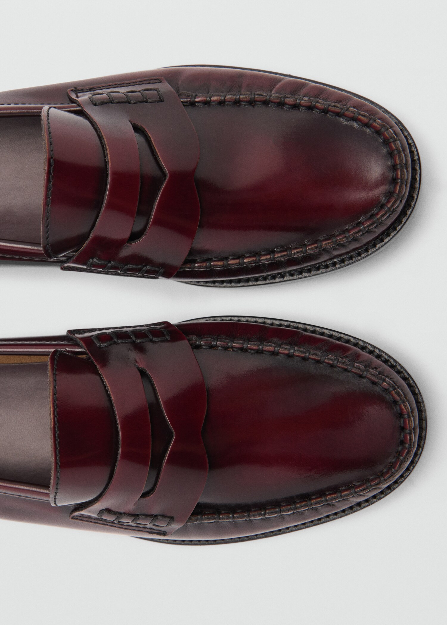 Leather loafers | MANGO (UK)