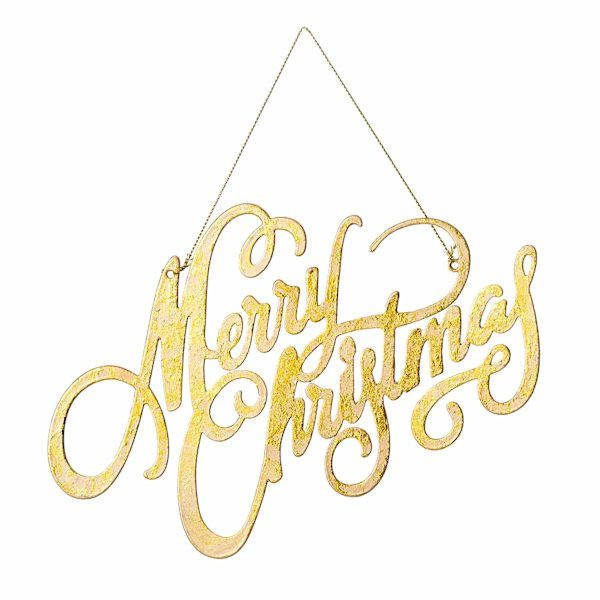 Cutout Merry Christmas Ornament, 8" | At Home