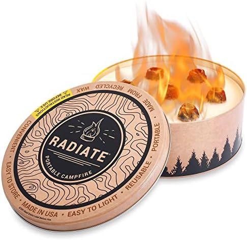 Radiate XL Portable Campfire: The Go-Anywhere Outdoor Fire Pit - Portable and Convenient - 3-5 Ho... | Amazon (US)